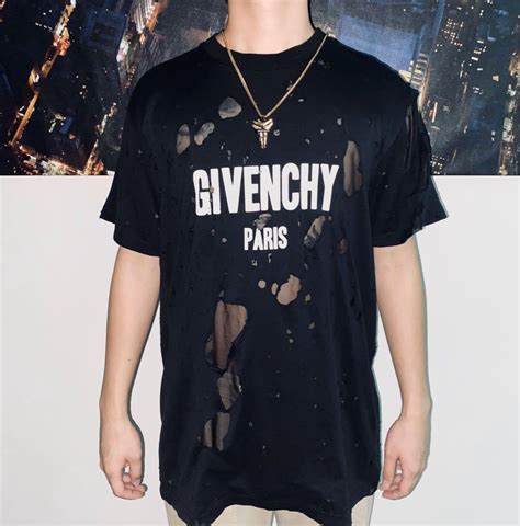 givenchy shirt herren destroyed|Givenchy Men's Destroyed Short.